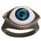 Blue Realistic Evil Eyeball Ring