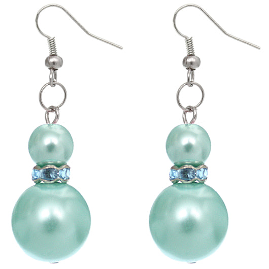 Blue Pearl Earrings