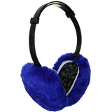 Blue Plush Adjustable Earmuffs