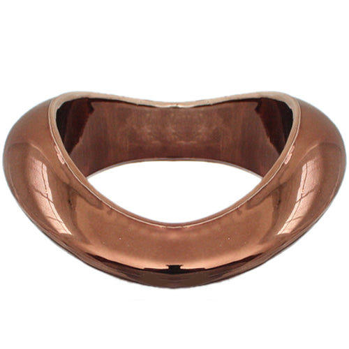 Bronze Wavy Design Bangle Bracelet