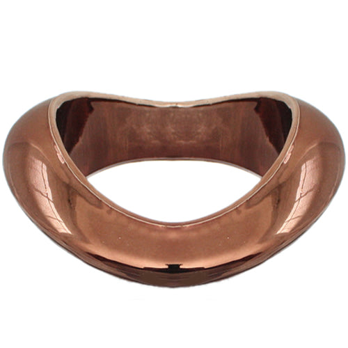 Bronze Wavy Design Bangle Bracelet