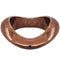 Bronze Wavy Design Bangle Bracelet