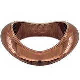 Bronze Wavy Design Bangle Bracelet
