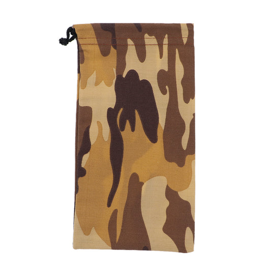 Brown Camo Sunglasses Drawstring Sleeve