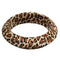 Brown Cheetah Print Bangle Bracelet