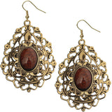 Brown Bead Earrings