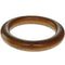 Brown Large Wooden Tube Bangle Bracelet