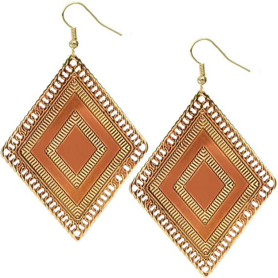 Brown Reflect Earrings