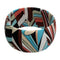 Brown Multicolor Tropical Bangle Bracelet