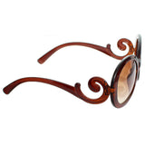 Brown Swirl Sunglasses