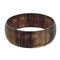 Brown Glossy Textured Bangle Bracelet