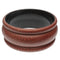 Brown Matte Crackle Bangle Bracelet