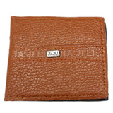 Brown Faux Leather Credit Card Wallet