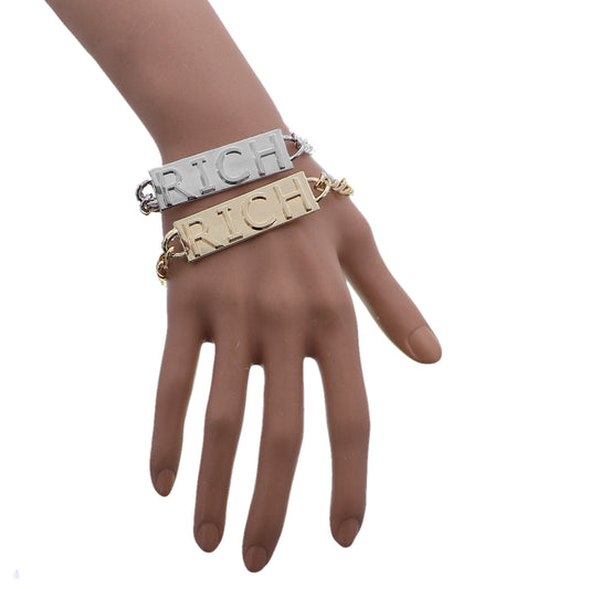 Rich Chain Link ID Bracelet