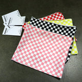 Red White Checkered Zipper Pouch Bag