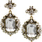 Clear Post Earrings