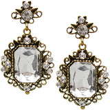 Clear Post Earrings