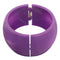 Purple Glossy Hinged Bangle Bracelet