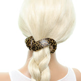 Dark Brown Spotted Hair Clip