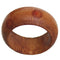 Brown Distressed Wooden Bohemian Ring