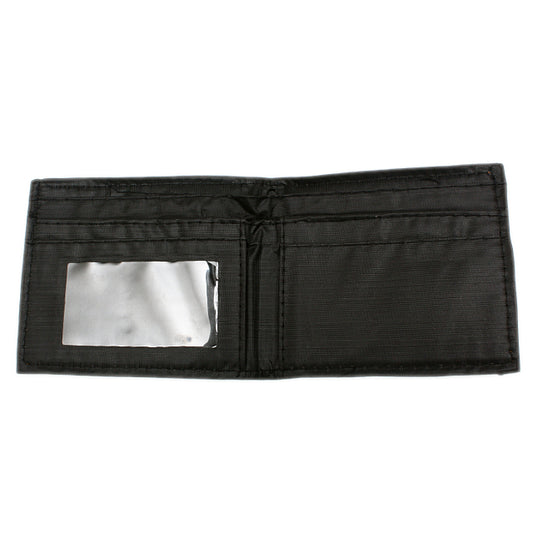 Black Faux Leather Credit Card Wallet