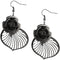 Floral cutout earrings