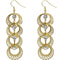 Gold Rhinestone Earrings