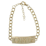 OMG Chain Link ID Bracelet