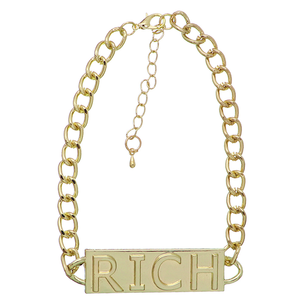 Rich Chain Link ID Bracelet