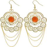 Gold Filigree Earrings
