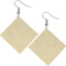 Gold Enormous Mesh Rhinestone Drop Earrings