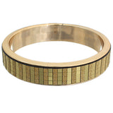 Gold Glitter Acrylic Bangle Bracelet