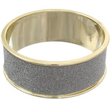 Gold Clubwear Glitter Bangle Bracelet