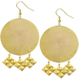 Gold Metal Earrings