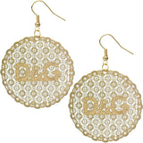 gold earrings