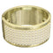Gold Rhinestone Studded Hinged Bracelet