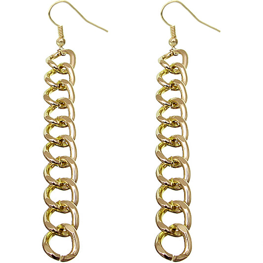 Gold Chain Link Earrings