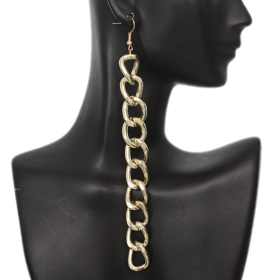 Gold Chain Earrings