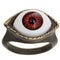 Red Realistic Evil Eyeball Ring