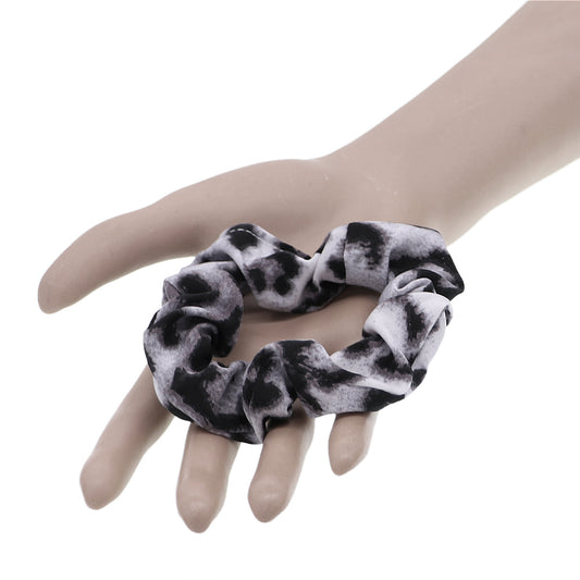 Bluish Gray Animal Print Hair Scrunchie