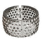 Gray Six Row Hinged Bracelet