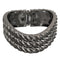 Gray Wavy Hinged Bracelet