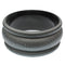Gray Matte Crackle Bangle Bracelet