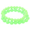 Green 2-Piece Beaded Stretch Bracelets