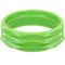 Green 3-Piece Flat Design Stacked Bracelets