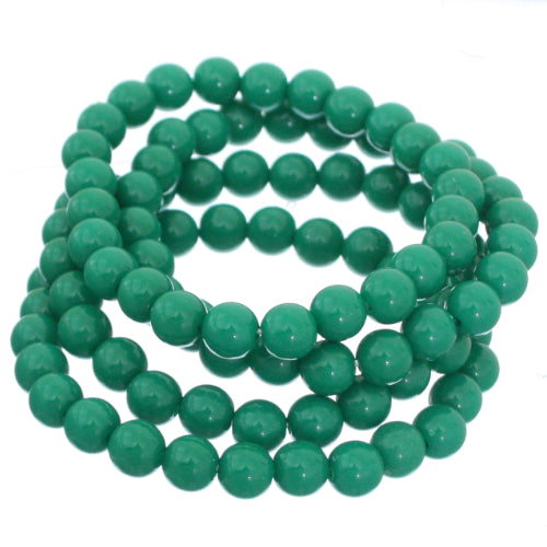 Green 4-Piece Beaded Stretch Bracelets