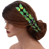 Green Butterfly Hair Clip