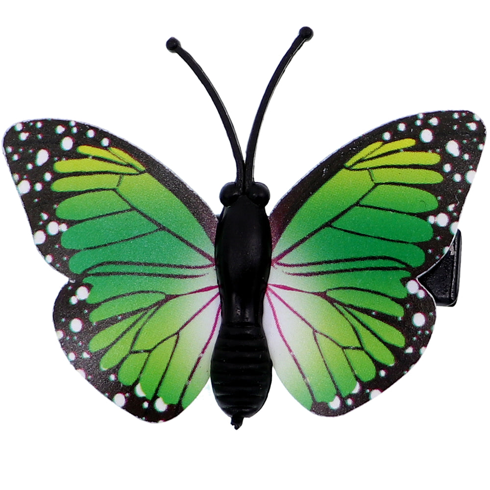 Green Butterfly Hair Clip