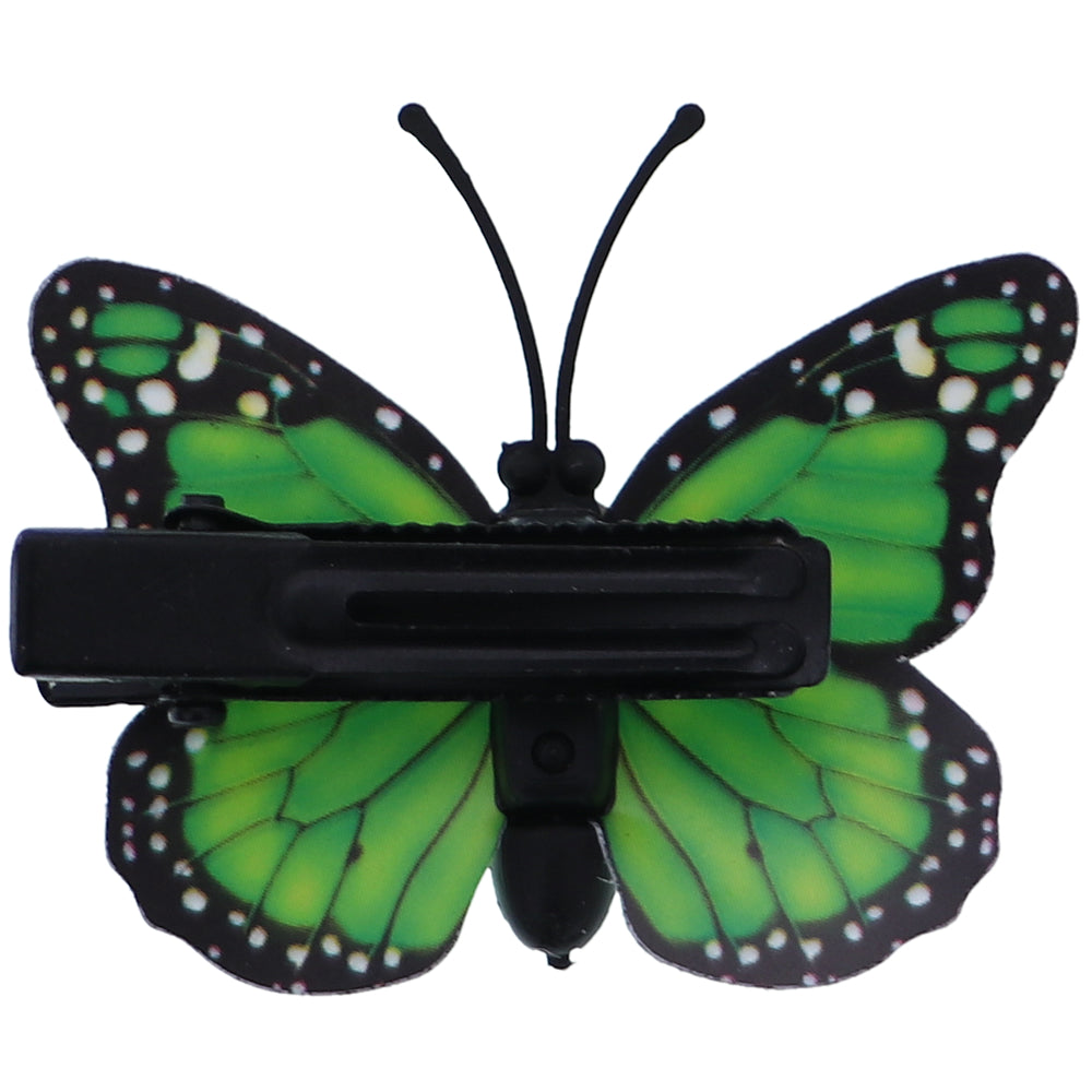 Green Butterfly Hair Clip