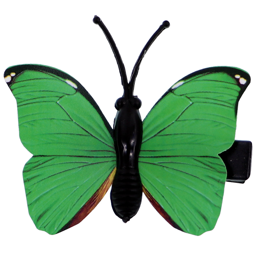 Green Butterfly Hair Clip